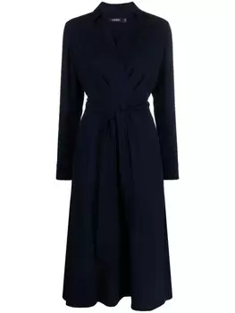 Lauren Ralph Lauren платье Rowella с запахом, синий