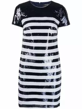 Lauren Ralph Lauren платье с пайетками, синий