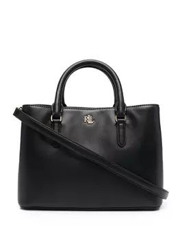 Lauren Ralph Lauren сумка-сэтчел Mary среднего размера, черный