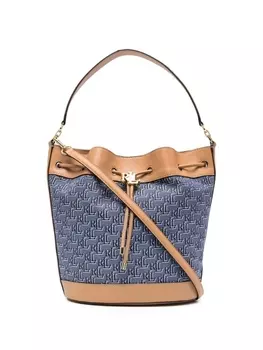 Lauren Ralph Lauren сумка-ведро с логотипом, синий