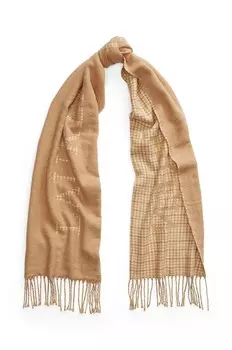 Lauren Шарф Ralph Lauren с добавлением шерсти Lauren Ralph Lauren, бежевый