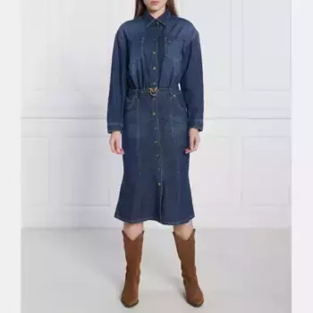 Лающее платье Pinko, синий