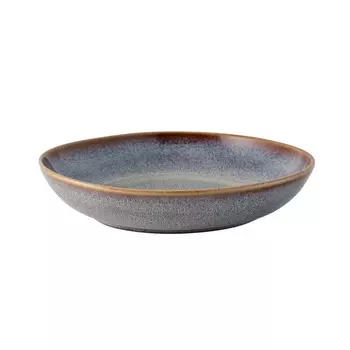 Lave бежевая миска плоская 22 см like. by Villeroy & Boch, бежевый/синий/коричневый/серый