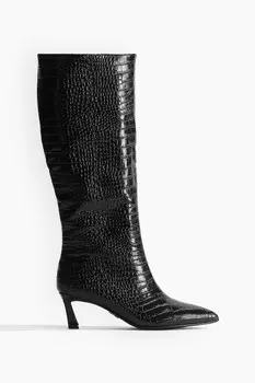 Лавановые сапоги Steve Madden, черный