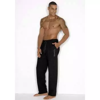 Лавка. Брюки для релаксации с принтом логотипа скамейки — спортивные штаны для мужчин BENCH, цвет schwarz