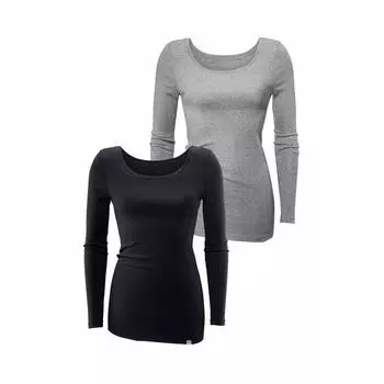 Лавка. Рубашка с длинным рукавом для женщин BENCH, цвет grau