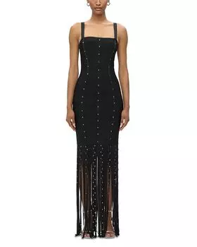 Лавровое платье Herv Lger, черный