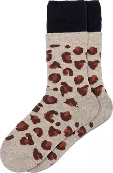 Layered Crew и Demi Crew, комплект из 2 штук HUE, леопард