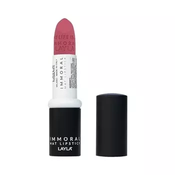 Layla Cosmetics Матовая помада Immoral Matte Lipstick N.17 Layla Touch