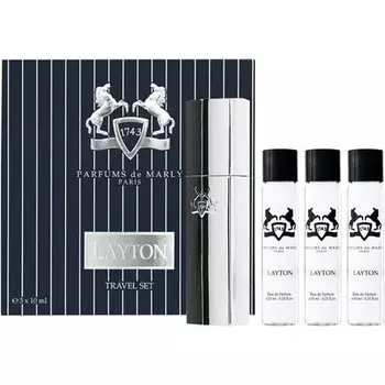 Layton Royal Essence от Parfums De Marly Three парфюмерная вода-спрей, дорожный набор, 3 x 10 мл, упаковка из 3 шт.