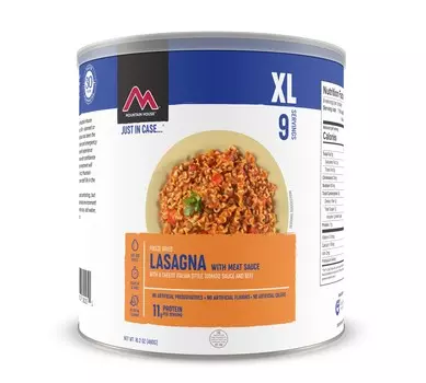 Лазанья с мясным соусом XL – 9 порций Mountain House