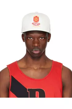 Лазурная кепка Rhude, белый