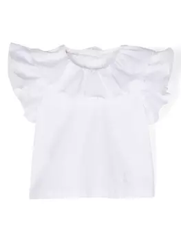 Le Beb блузка с оборками, белый