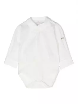 Le Beb боди с длинными рукавами, белый