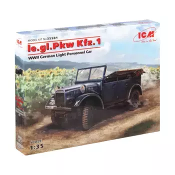 le.gl.Pkw Kfz.1 Немецкий лёгкий личный автомобиль, Military Models 1/35 Scale (ICM)