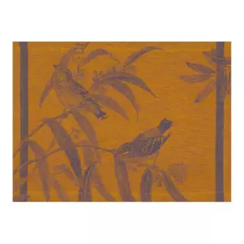 Le Jacquard Franais Voliere Le Жаккардовый французский коврик для столовых приборов, ноктюрн