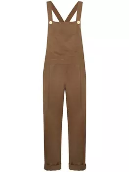 Le Kasha льняной комбинезон, коричневый