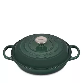 Ле Крезе 2,25 кварты. Фирменный Брейзер Le Creuset, зеленый