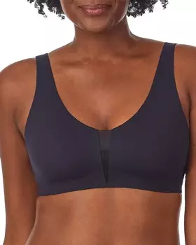 Le Mystre Гладкая форма бюстгальтер-минимайзер без проводов, черный