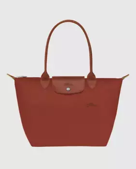 Le Pliage Зеленая сумка на плечо в размере M Longchamp, коричневый