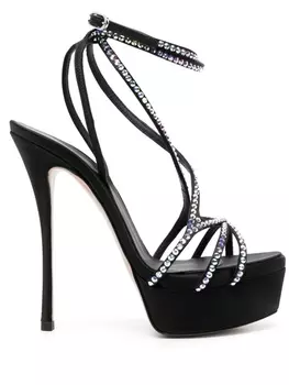 Le Silla Belen 140mm sandals, черный