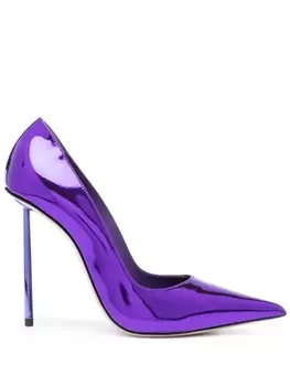 Le Silla Bella 115mm leather pumps, фиолетовый