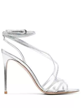 Le Silla босоножки Belen на шпильке, серый