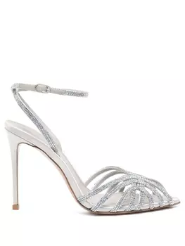 Le Silla босоножки Bella 110 с ремешком на пятке, серебристый