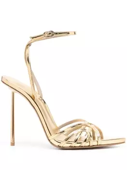 Le Silla босоножки Bella 115 с эффектом металлик, золотистый