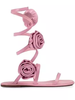 Le Silla босоножки Goddess с цветочной аппликацией, розовый