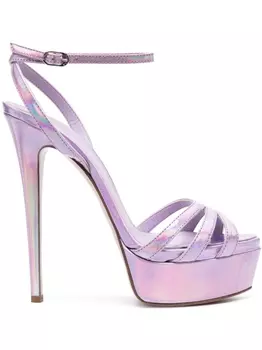 Le Silla босоножки Lola 150 на платформе, фиолетовый