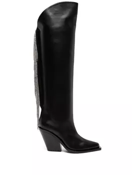 Le Silla ботинки Jewel 100 с кристаллами, черный