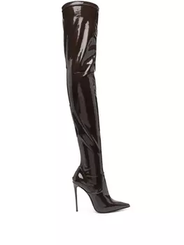 Le Silla Eva 120mm thigh-high boots, коричневый