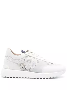 Le Silla кружевные кроссовки, белый