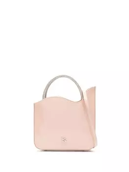 Le Silla лакированная сумка на плечо Ivy, розовый