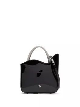 Le Silla лакированная сумка на плечо Ivy, черный