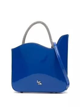 Le Silla лакированная сумка-тоут Ivy, синий
