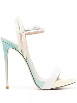 Le Silla лакированные босоножки Gwen 120, зеленый