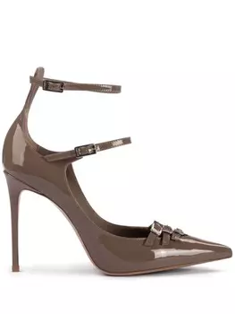 Le Silla лакированные туфли Morgana 120, коричневый