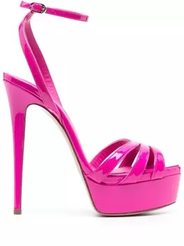 Le Silla Lola 140mm sandals, розовый