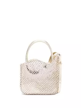 Le Silla маленькая сумка-тоут Ivy со стразами, золотистый