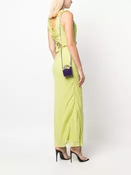 Le Silla мини-сумка Divina с кристаллами, фиолетовый