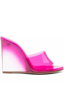 Le Silla мюли Kira 120 на танкетке, розовый