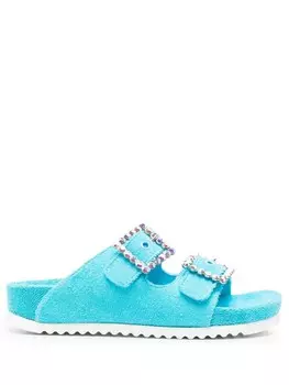 Le Silla сандалии с кристаллами, синий