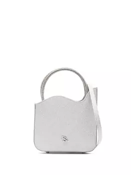 Le Silla сумка-тоут Ivy с блестками, серебристый