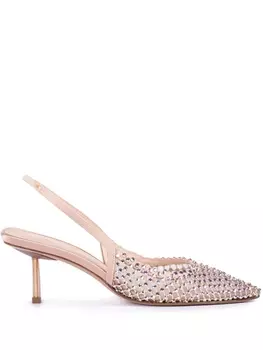 Le Silla туфли Gilda с кристаллами, розовый