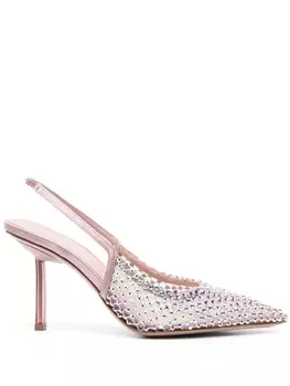 Le Silla туфли Gilda с кристаллами, розовый