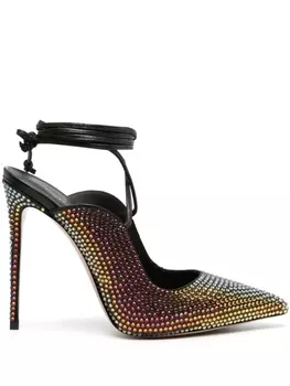 Le Silla туфли Ivy 120 с ремешками, черный