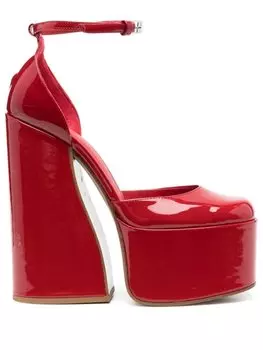 Le Silla туфли Nikki на платформе, красный