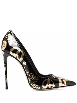 Le Silla туфли Pump с заостренным носком, черный